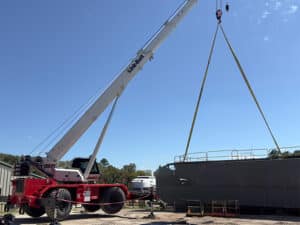 Link-Belt rough terrain crane