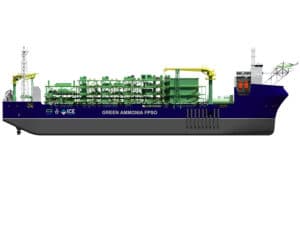Profile drawing of SwitcH2 FPSO