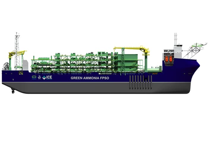 Profile drawing of SwitcH2 FPSO