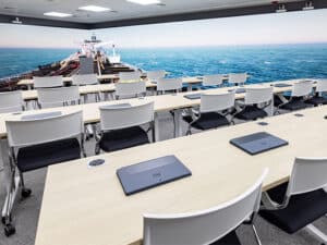 MetaSHIP is a digital maritime universe featuring vessels, ports and waterways, and training and assessment on vessel operations through gamification.[