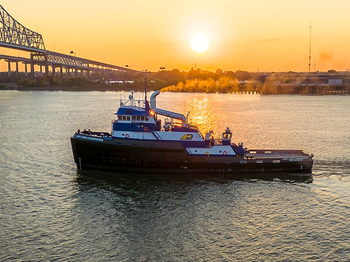 Dawn Services boat