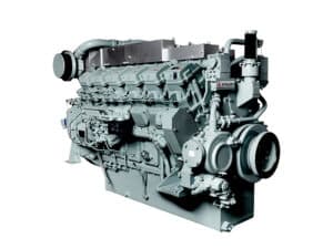 Mitsubishi S12R-Y3 engine. (Credit: Laborde Products)