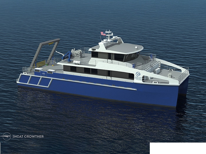 custom rerearch vessel for Cape Fear Community College