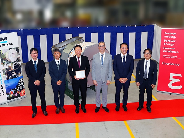 License built turbocharger ceremony group shot