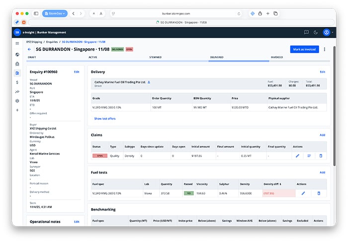 NextGen Bunker Management