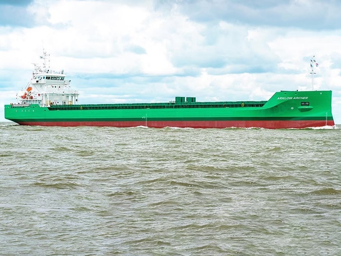 Arklow Shipping coaster. [Photo: Ferus Smit]