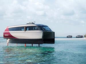 Maldives operator Ego Shuttle has ordered twelve Candela P-12 electric foiling ferries.
