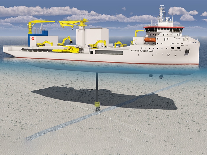 rock installation vessel