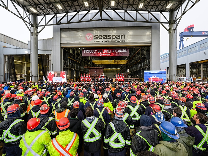 OOSV Naalak Nappaaluk delivery ceremony