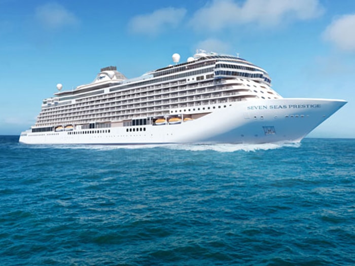 The new Prestige-class vessel will be a sister ship to Seven Seas Prestige, set for delivery in 2026. A second ship in the same class is already scheduled for delivery in 2030. [Image: Regent Seven Seas Cruises]