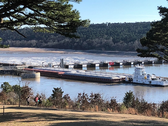 Dardanelle Lock and Dam.
