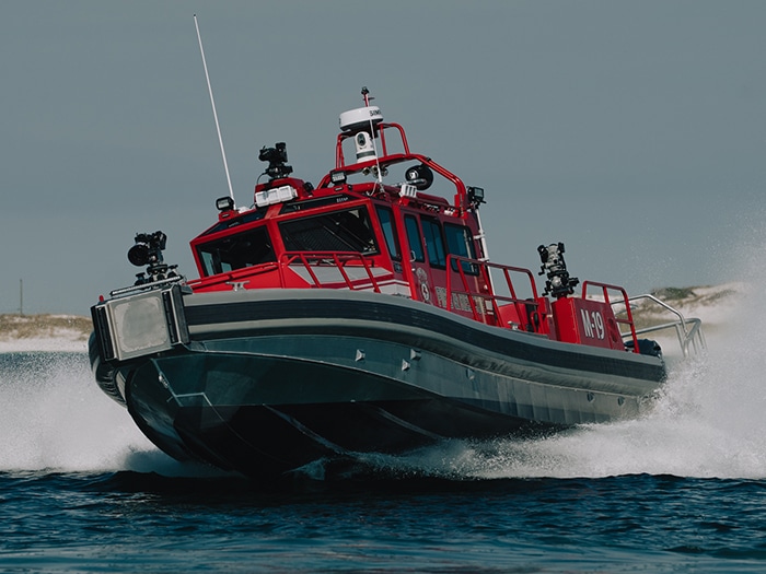 coastal fast response fireboat