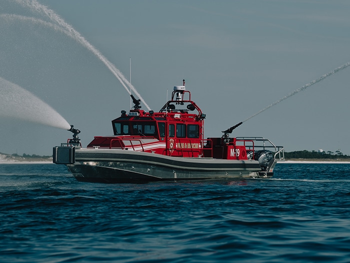 coastal fast response fireboat