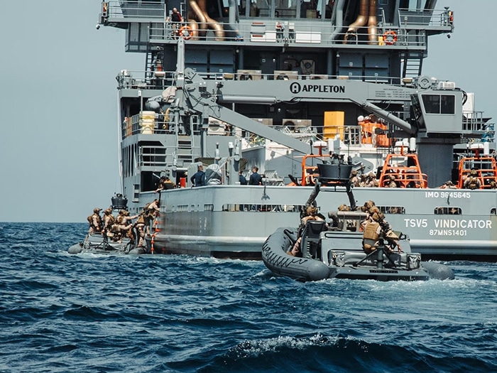 Seaward crew based in Norfolk, Va., will support four Training Support Vessels (TSVs) comprising the Training Support Vessel Squadron. [U.S. Navy photograph]