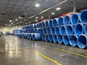 Capacity for handling barge shipments of steel and general cargo shipments at Ports of Indiana-Jeffersonville has expanded by 40%.