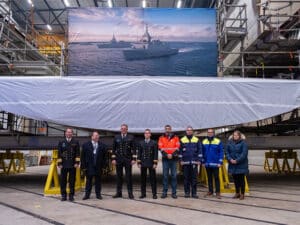 Keel for third corvette