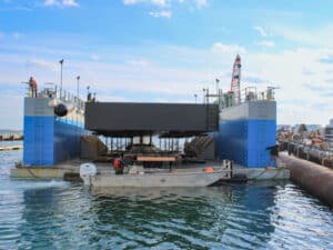 BHSM barge launch