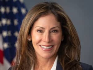 Laura DiBella, Chairman of the Federal Maritime Commission.talks NZF