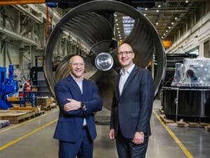 L to R: New Schottel GmbH CEO Roland Schwandt and deputy CEO Christian Bock.