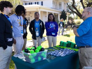 Through an event hosted by We Work the Waterways, high school students visit the Port of South Louisiana.