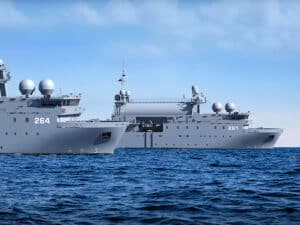 ORP Henryk Zygalski is the second of the two SIGINT “spy ships” being built under Poland’s DELFIN program