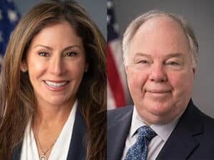 Federal Maritime Commissioners Laura DiBella and Max Vekich