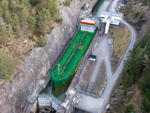 AccessMAX vessels are designed for constrained waterways. [Image: Thun Group]