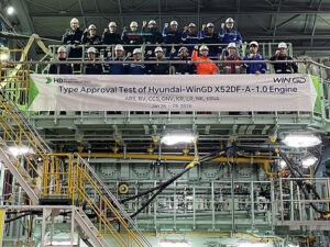 WinGD ammonia engine for EXMAR