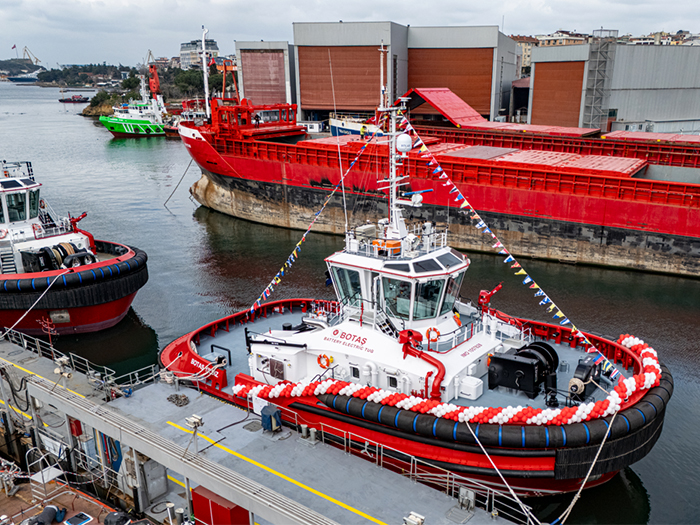BOTAŞ all electric tugboat