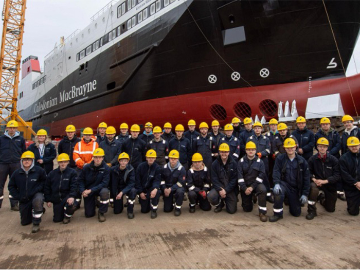 Ferguson Marine workers