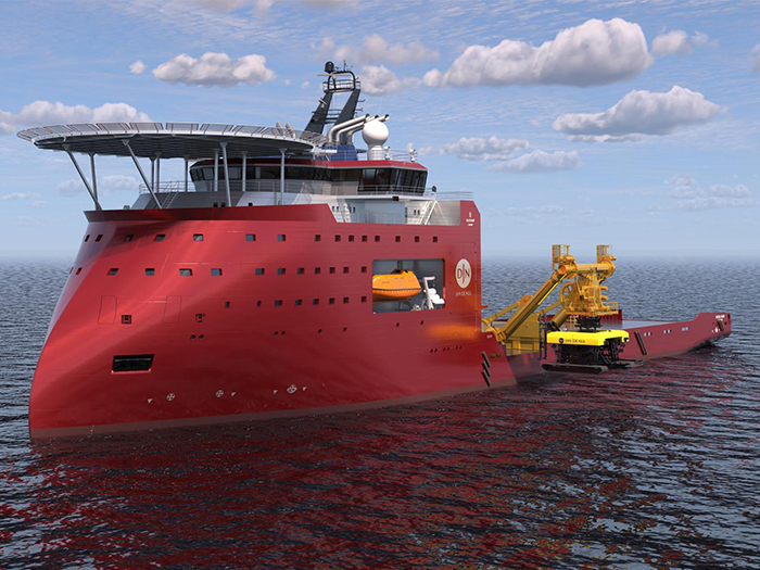 Subsea Trenching support vessel