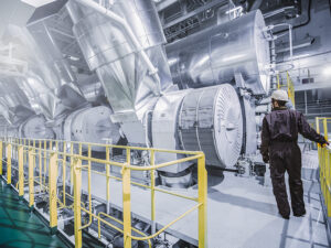 Turbocharger A185-L, part of the A100/A200-L series, onboard a container vessel. [Photo: Accelleron]