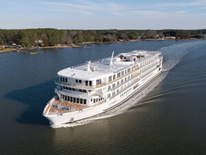 The American Encore riverboat.