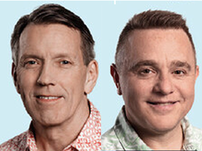 L to R: John Lauer, Chris Scott