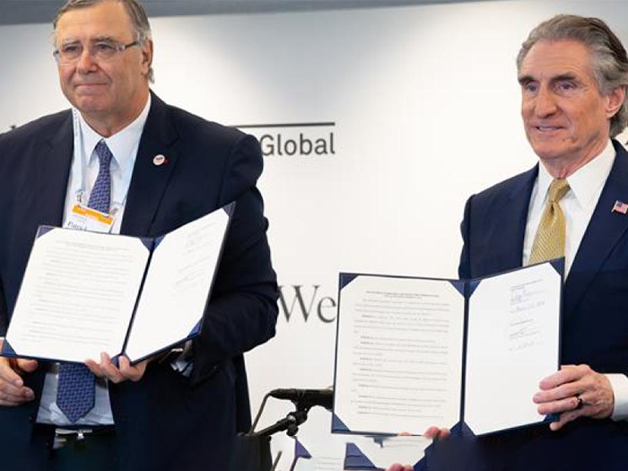TotalEnergie CEO and Doug Burgum