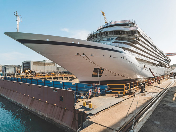 Viking libra at Ancona Shipyard