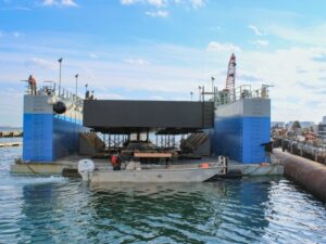 Marine Log’s Ship Repair USA conference, set for June 23-24 in Jacksonville, Fla., will include a session examining the execution of a barge launch using a floating dry dock.