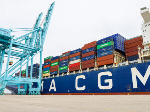 The Ocean Alliance will begin calling JAXPORT’s SSA Jacksonville container terminal in May 2026. [Photo: JAXPORT]