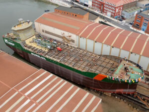 Mureloil hybrid tanker. [Image: Schottel]