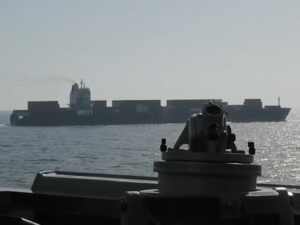 Touska was attempting to evade blockade