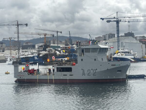 Dive support vessel Prosperina. [Photo: Spanish Navy]