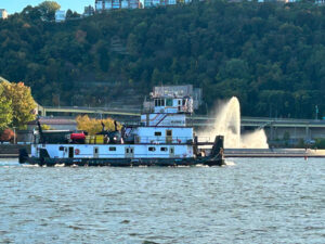 The M/V Marne B, owned by Pa.-based Industry Terminal & Salvage Inc., has been fitted with twin Mitsubishi S12R Tier 3 engines, each rated at 1,350 horsepower at 1,600 rpm.