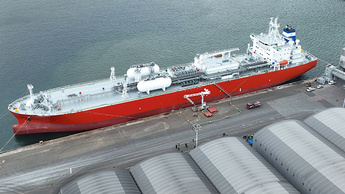 ammonia bunkering at Ulsan port