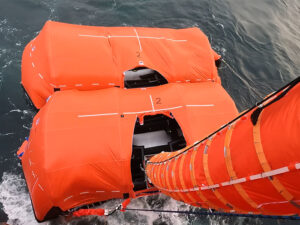 Viking Helix during sea trial. [Photo: Viking Life-Saving]