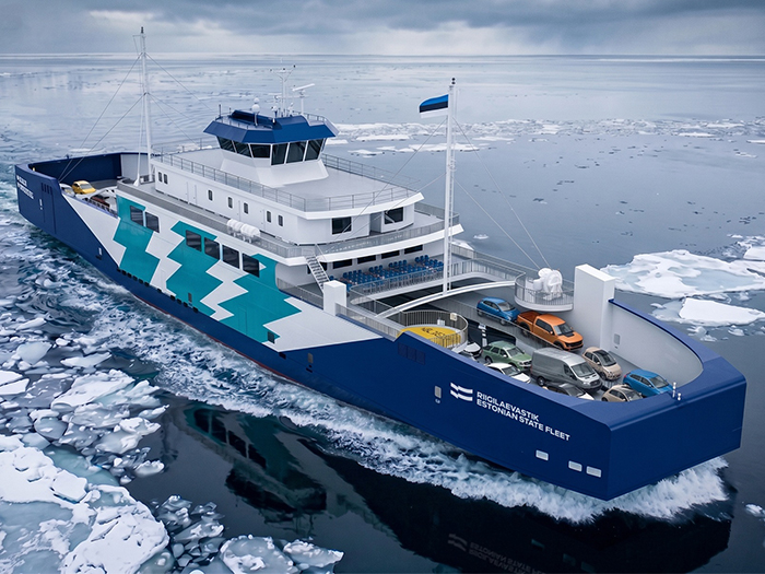 Estonia’s first fully electric ferry will be built by Crist S.A. [Image: LMG Marin]