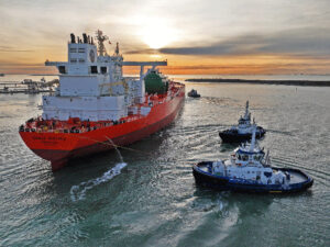 Signet Sirius and Signet Capella, built by Signet Maritime's Pascagoula, Miss., shipyard are each powered by three MTU series 400 engines. [Photo: Rolls-Royce Power Systems]