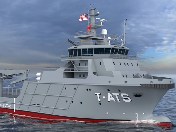 Master Boat Builders Inc., Coden, Ala., has begun module fabrication for the U.S. Navy’s Navajo-class Towing, Salvage and Rescue Ship (T-ATS) program under its partnership with Austal USA