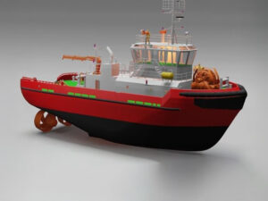 Berg Berg Propulsion equipped electric tug. [Image: Navnautik]
