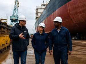 The panel of vessel owners and operators will provide attendees with a candid look at how vessel owners and operators evaluate shipyards beyond cost alone.