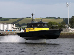 Artemis EF-12 Pilot: the world’s first fully electric hydrofoil pilot boat [Photo: Artemis Technologies]